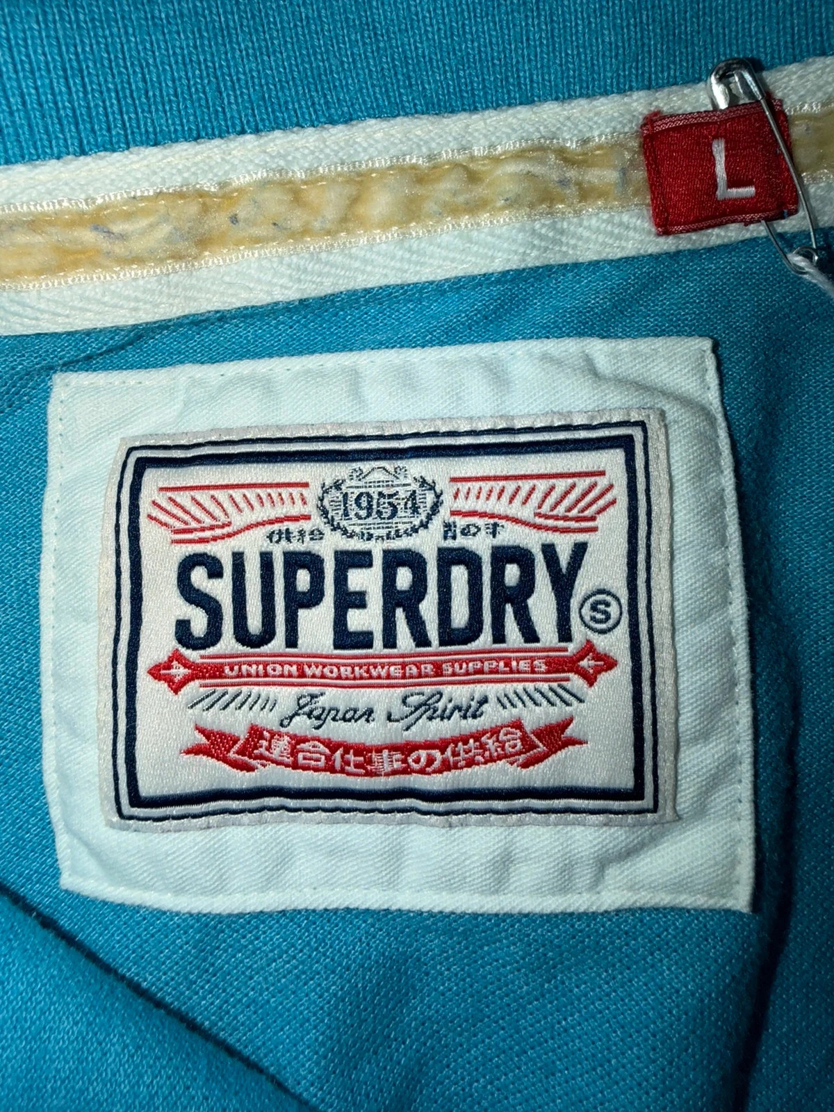 Polo femme superdry taille l propre peu mis – photo 6